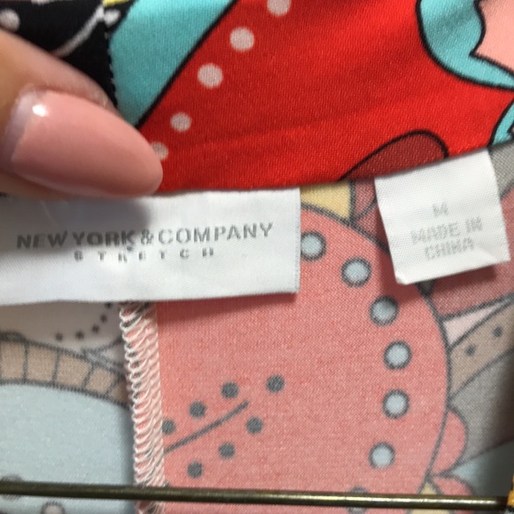 New York and company printed maxi dress - Picture 7 of 11